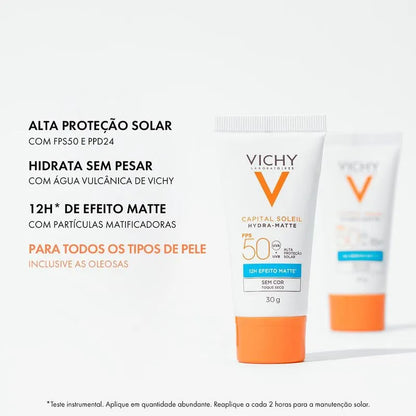 CAPITAL SOLEIL PROTETOR SOLAR FACIAL HYDRA-MATTE FPS50